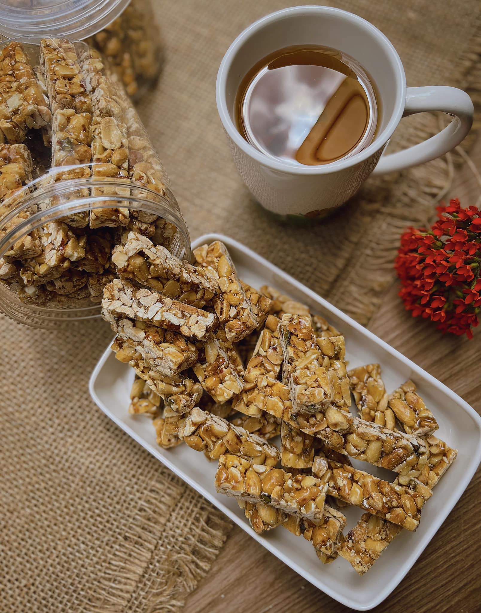 Kẹo Đậu Phộng + Mè Đen